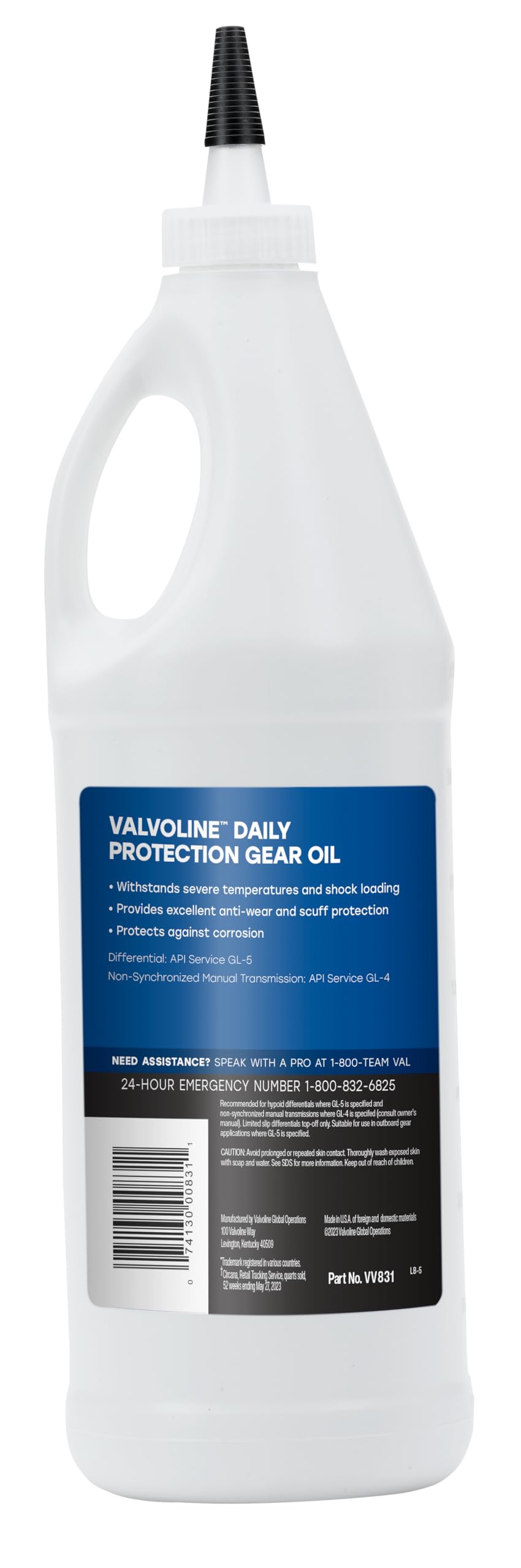 Valvoline Daily Protection 80W-90 Gear Oil 1 QT