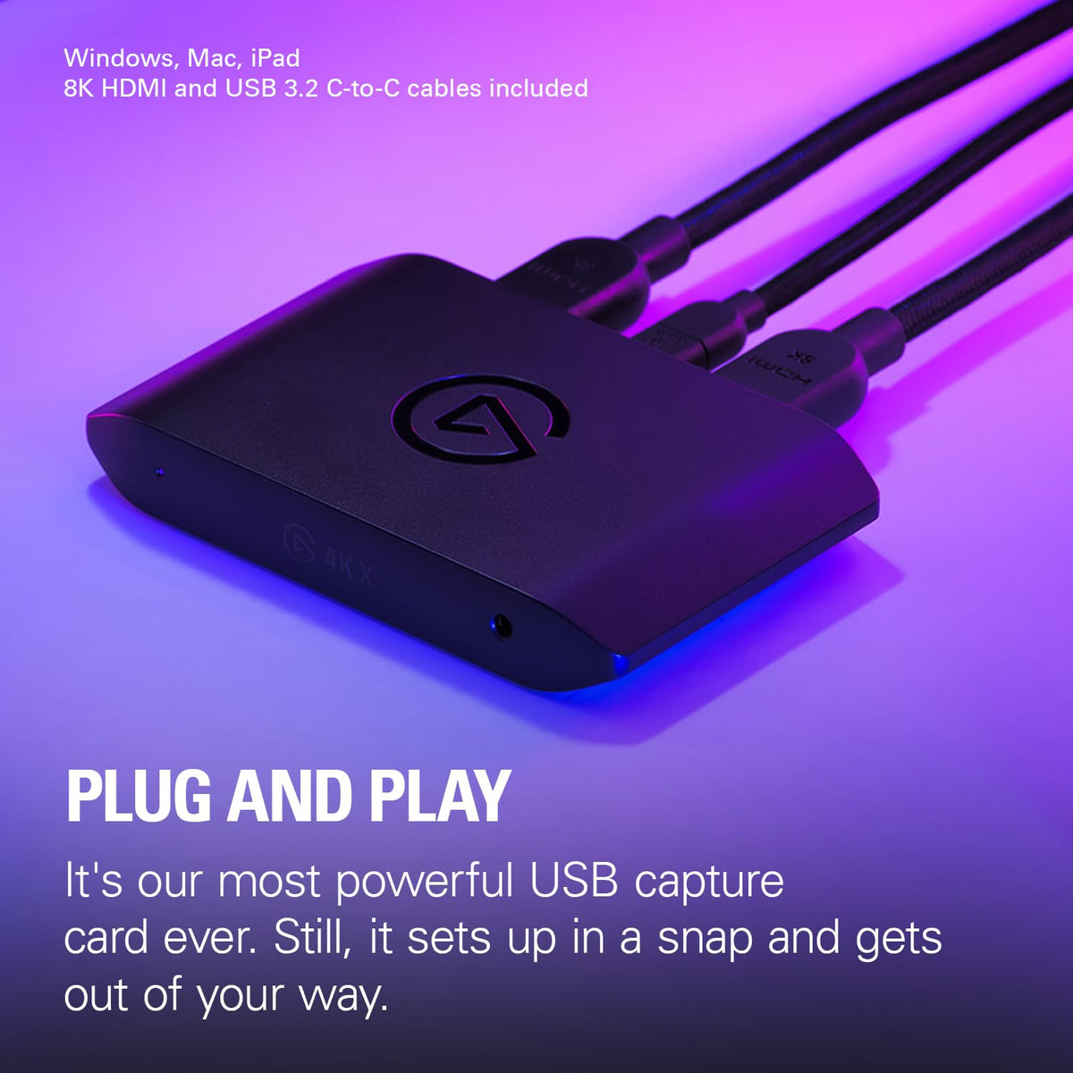 Elgato 4K X Capture Card, HDMI 2.1