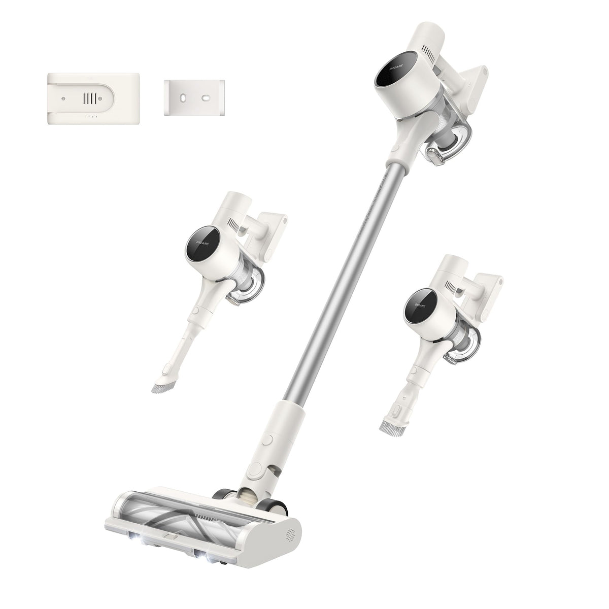 dreame R10 Pure Cordless Stick Vacuum, White