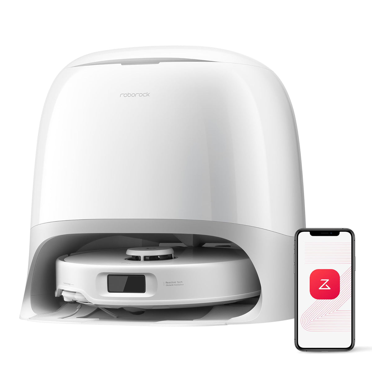 Roborock Qrevo Curv S5X Robot Vacuum and Mop, 18,500 Pa