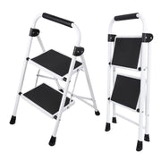Sweetcrispy 2 Step Ladder with Anti-Slip Pedal