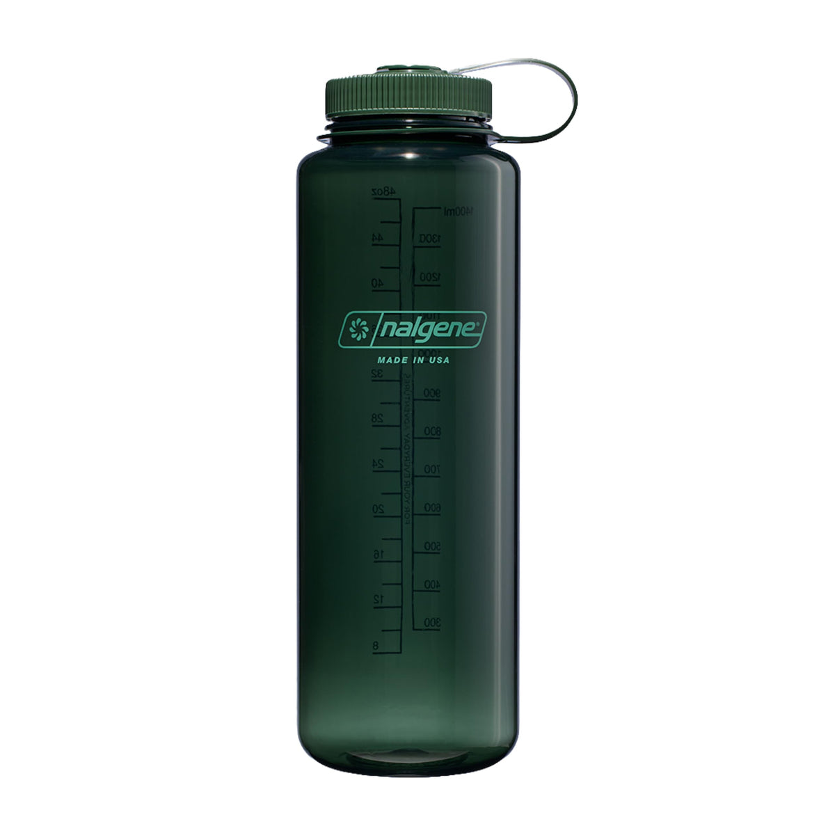 Nalgene Wide Mouth Silo Water Bottle, Jade, 48 oz