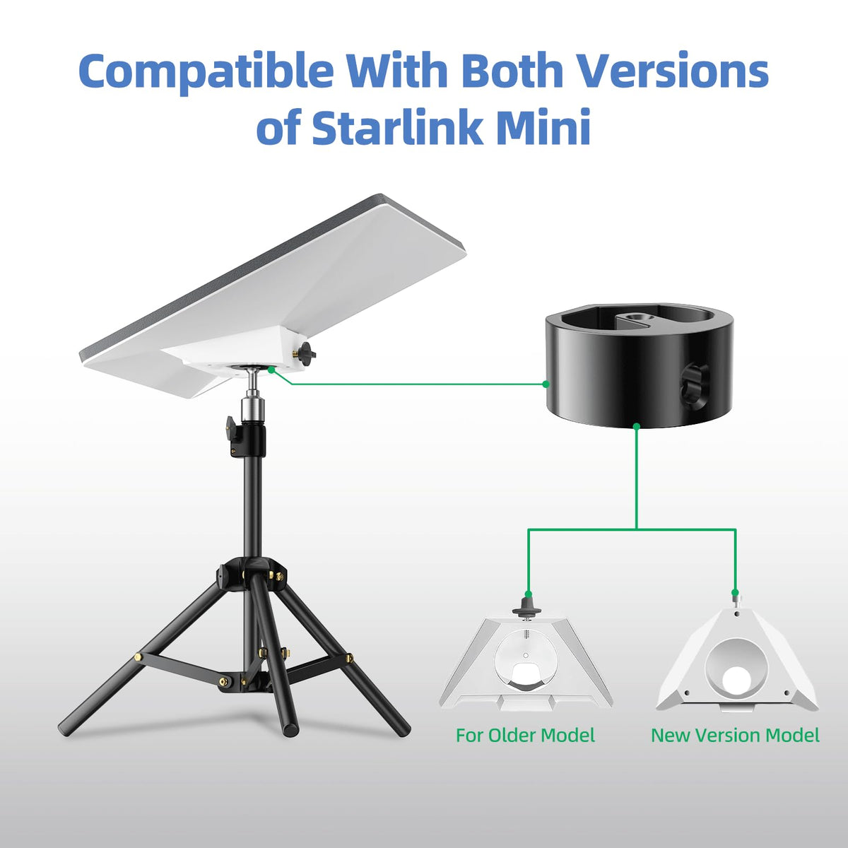 Starlink Mini Tripod with Adapter, Adjustable Mount Kit