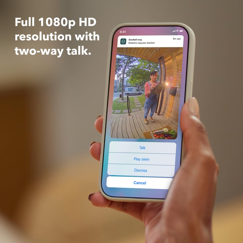 ecobee Smart Video Doorbell Camera, Wired