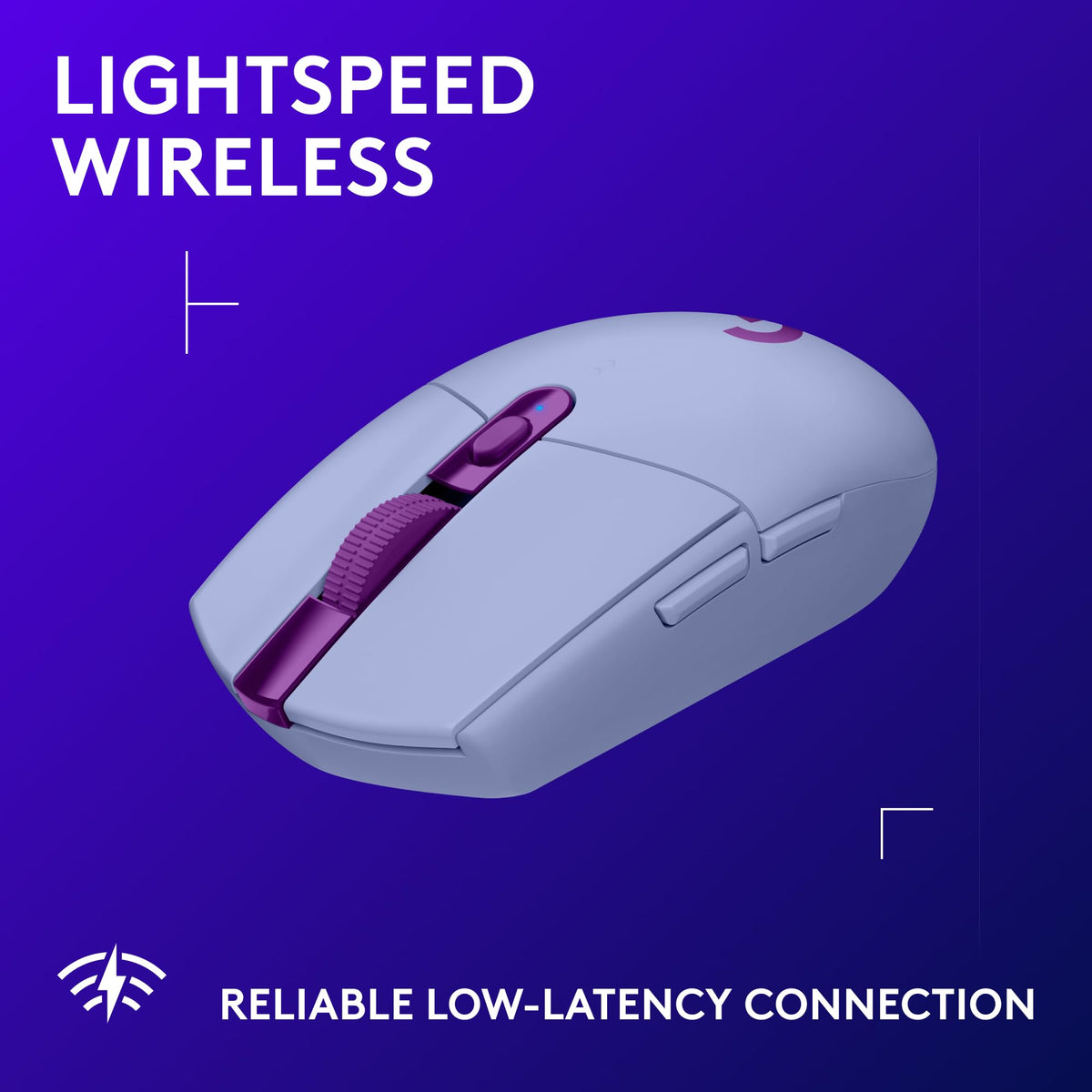 Logitech G305 Lightspeed Wireless Gaming Mouse, Lilac