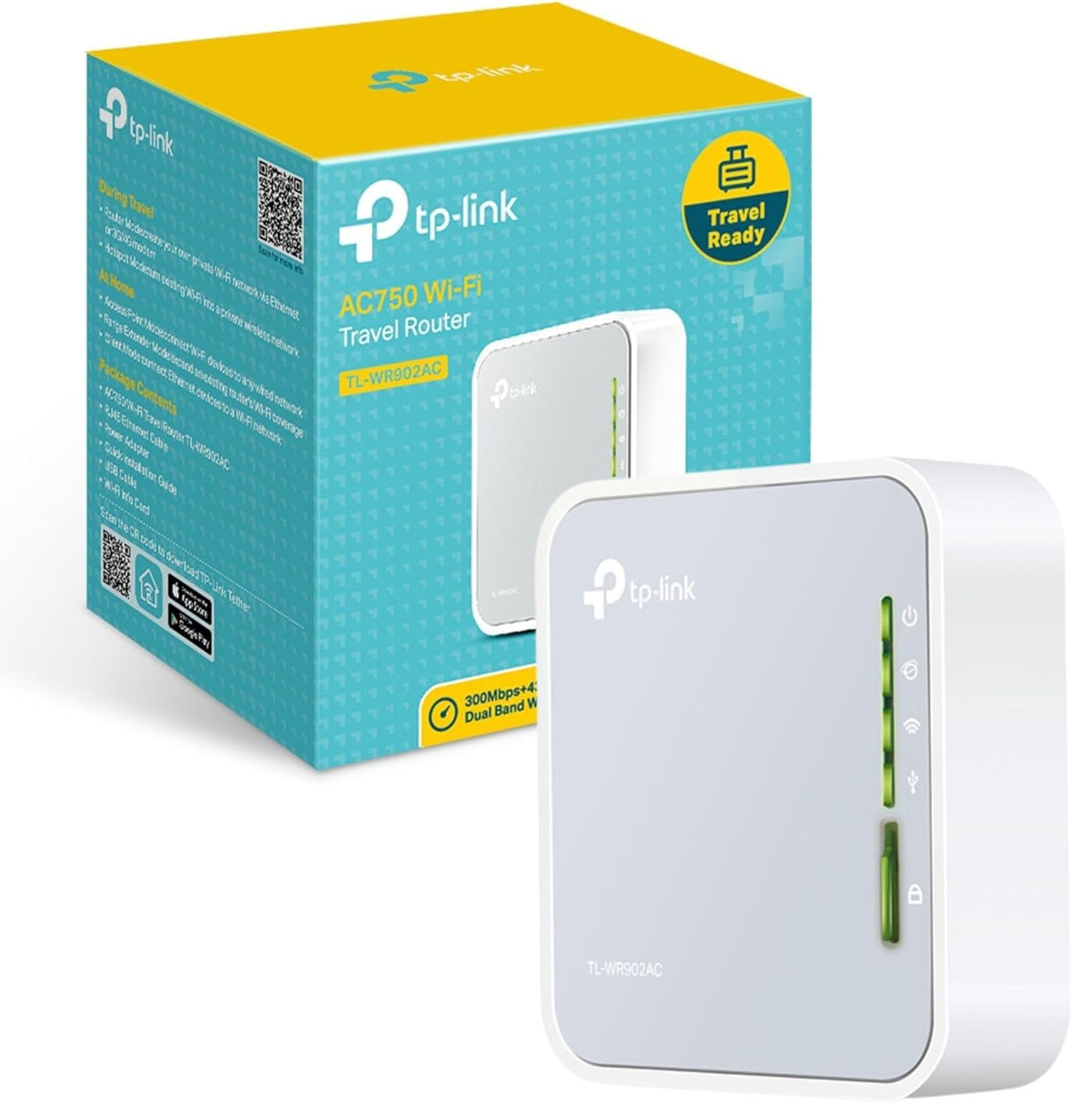TP-Link TL-WR902AC AC750 Wireless Portable Nano Travel Router