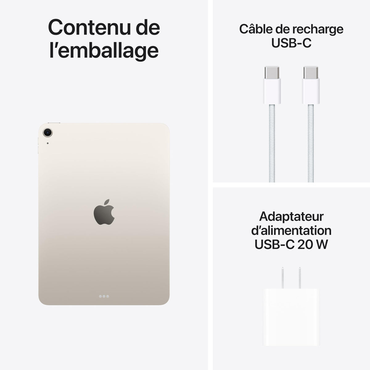Apple iPad Air 11-inch with M4 Chip, Wi-Fi, 128GB, Starlight