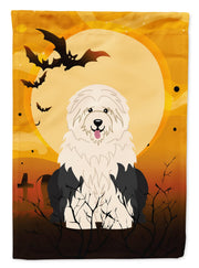 Caroline's Treasures BB4362GF Halloween Old English Sheepdog Flag Garden Size