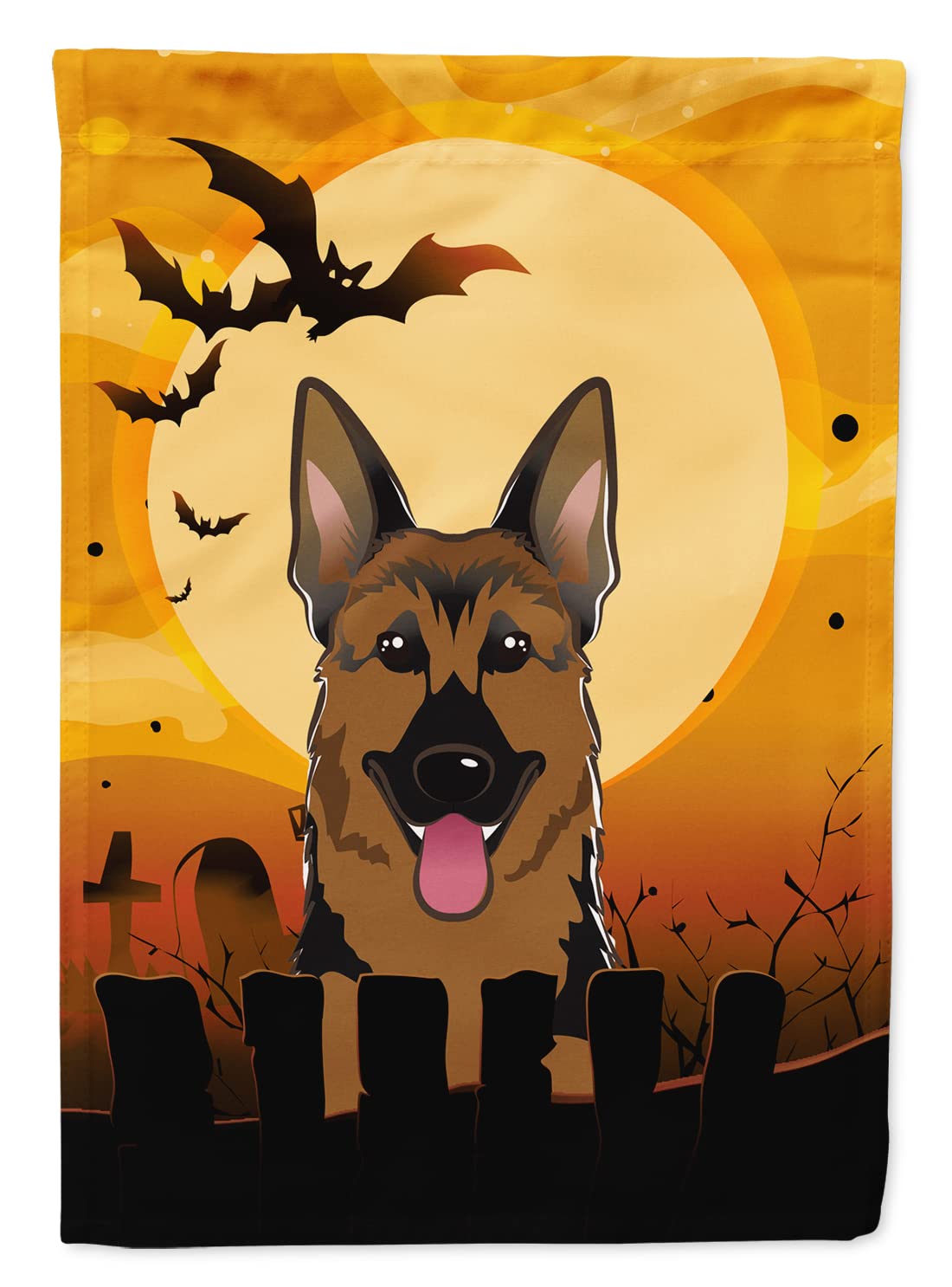 Caroline's Treasures BB1769GF Halloween German Shepherd Garden Size Flag