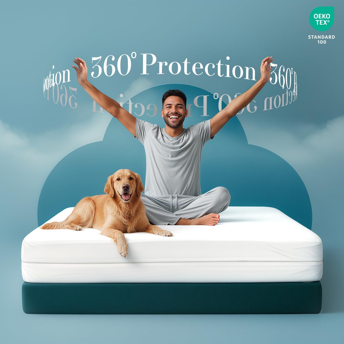 Utopia Bedding Zippered Waterproof Mattress Encasement, Twin, 2 Pack
