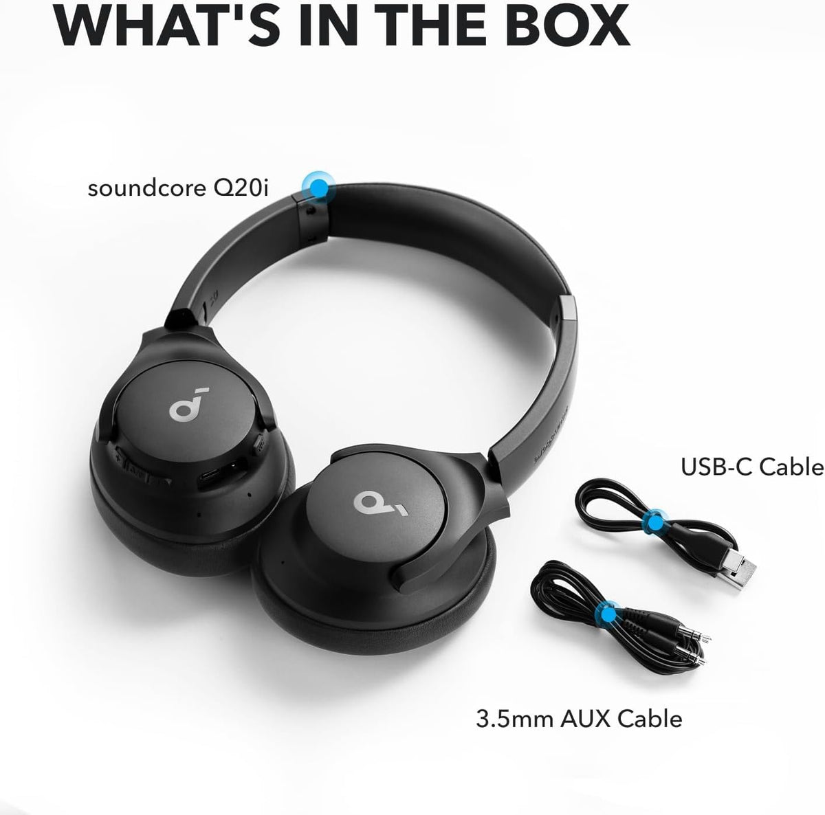 Soundcore by Anker Q20i Hybrid Noise Cancelling Headphones