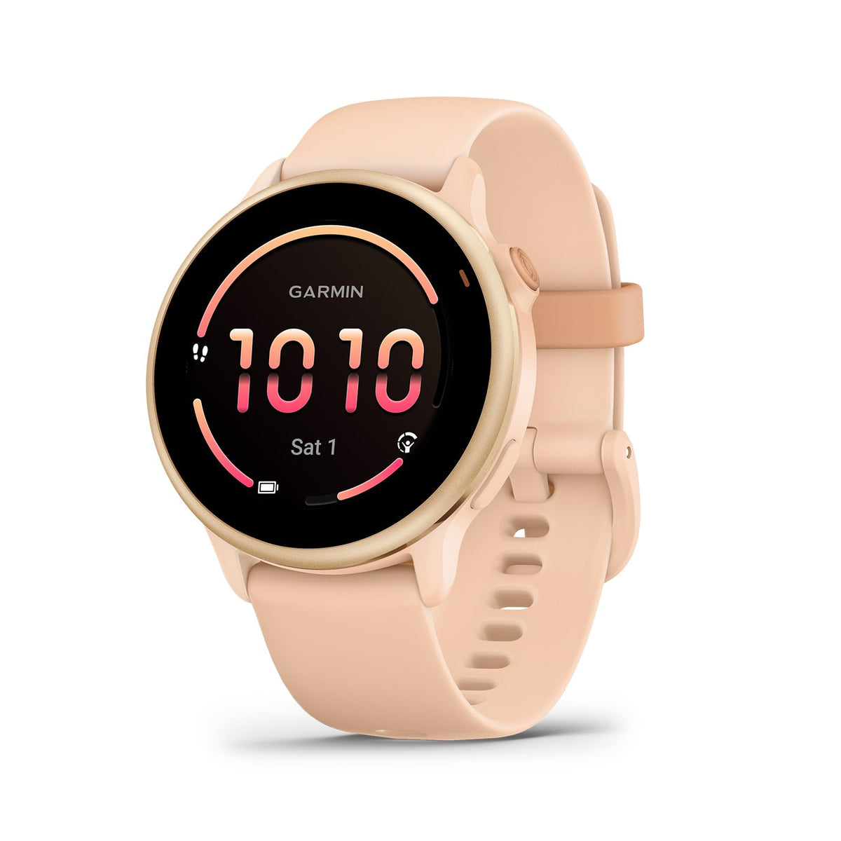 Garmin vívoactive 6 GPS Smartwatch, Metallic Pink Dawn
