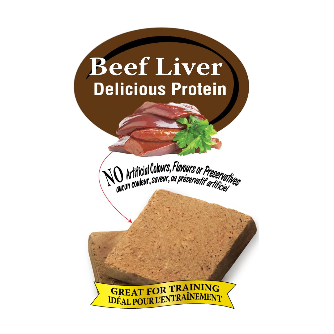 Benny Bullys Chops Beef Liver Freeze-Dried Dog Treats, 520g/18.3oz