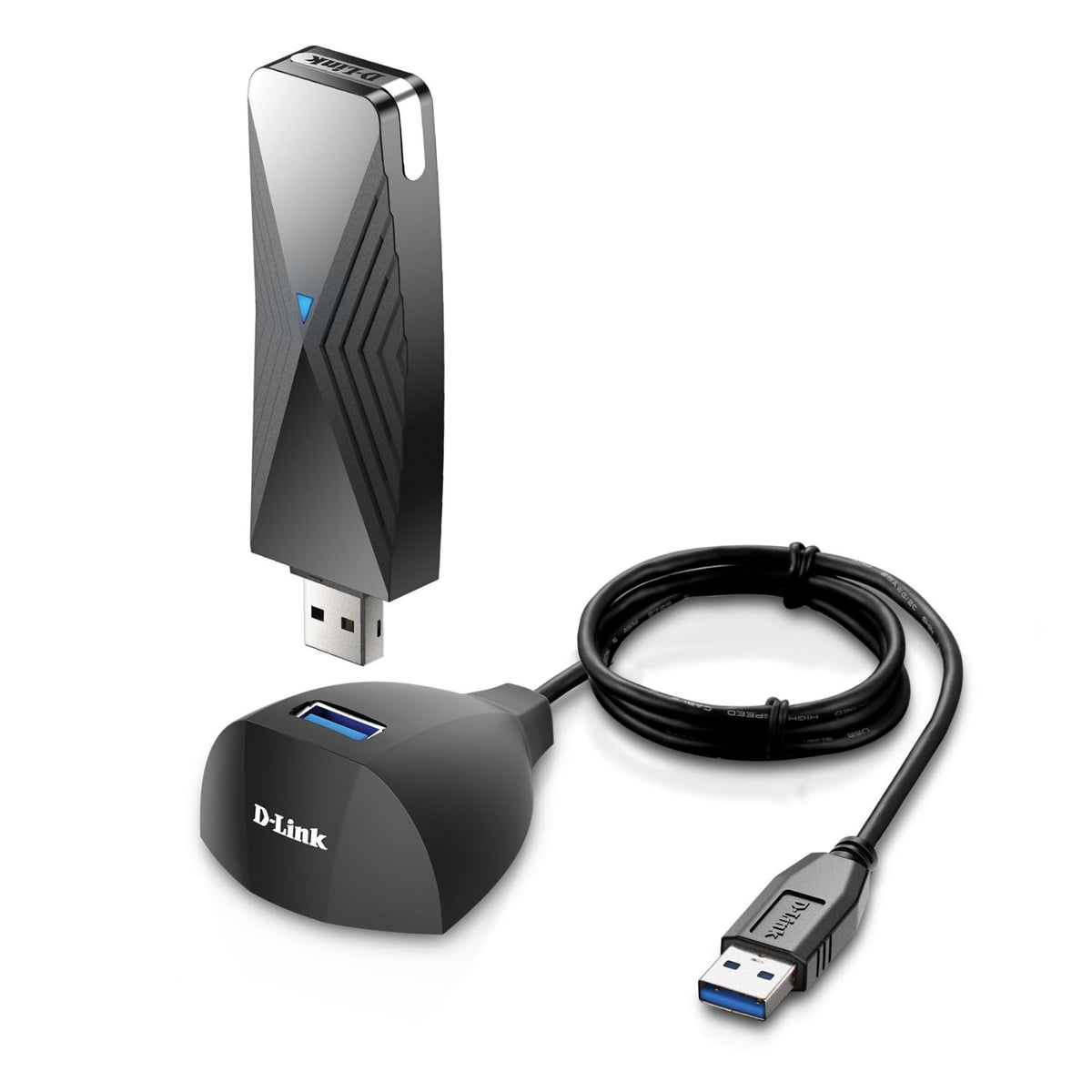 D-Link DWA-X1850-B1-CA USB WiFi 6 Adapter, AX1800, USB 3.0