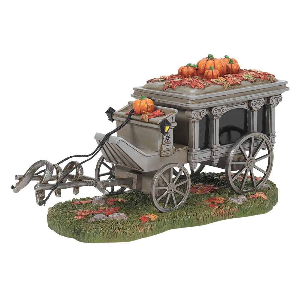 Department 56 Snow Village Haunted Mansion Hearse Figurine, 4.17 Inch