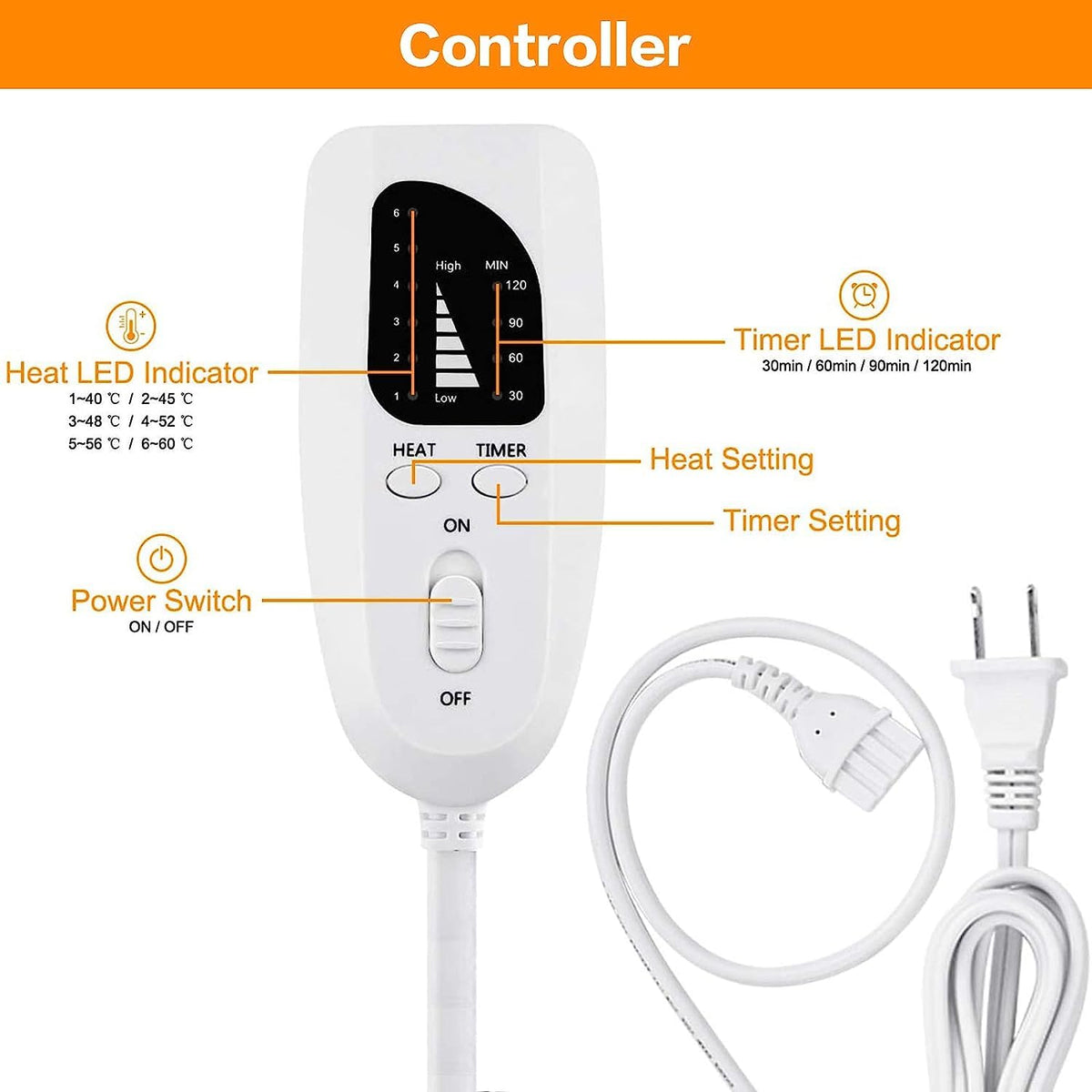 Electric Moist & Dry Heating Pad