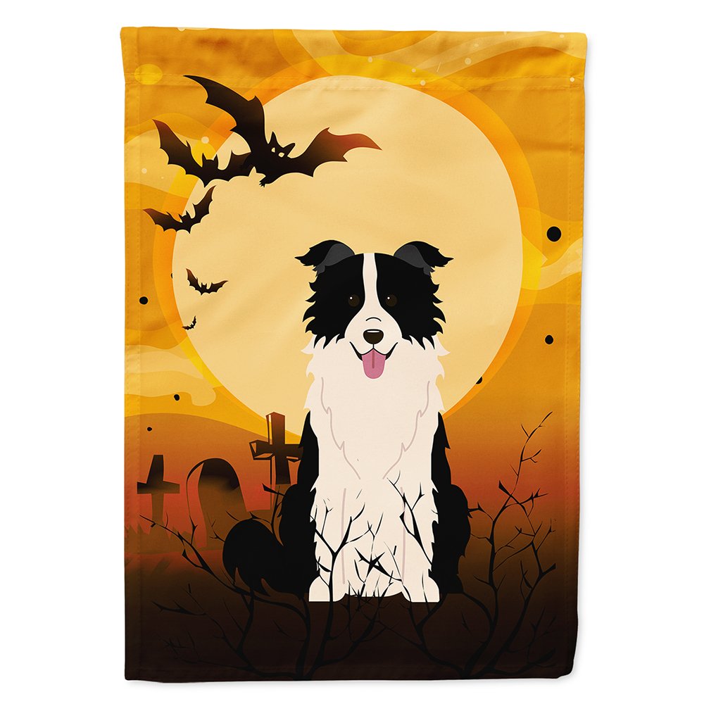 Caroline's Treasures BB4384CHF Border Collie Black White Flag, Large