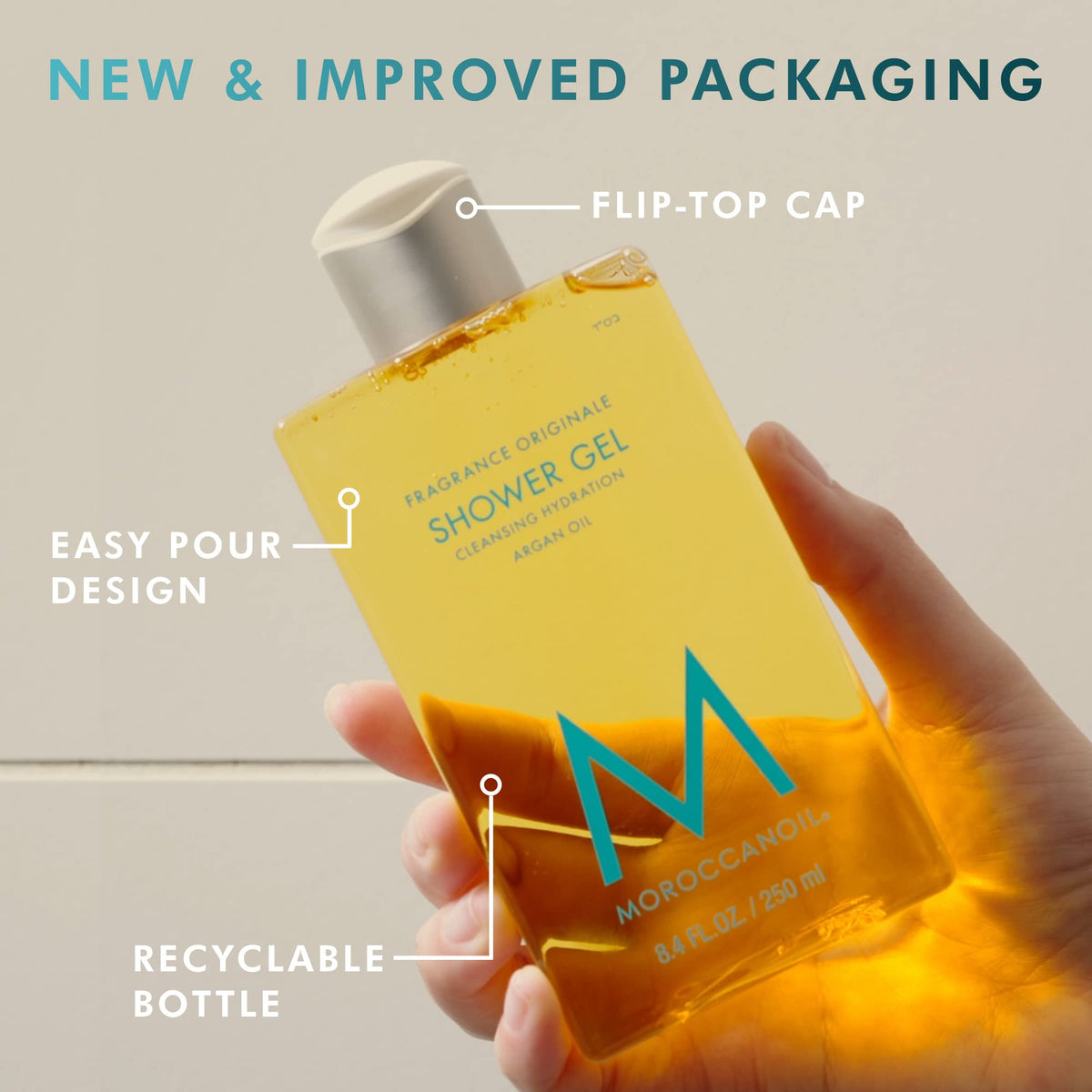 Moroccanoil Shower Gel, Fragrance Originale, 8.4 Fl Oz