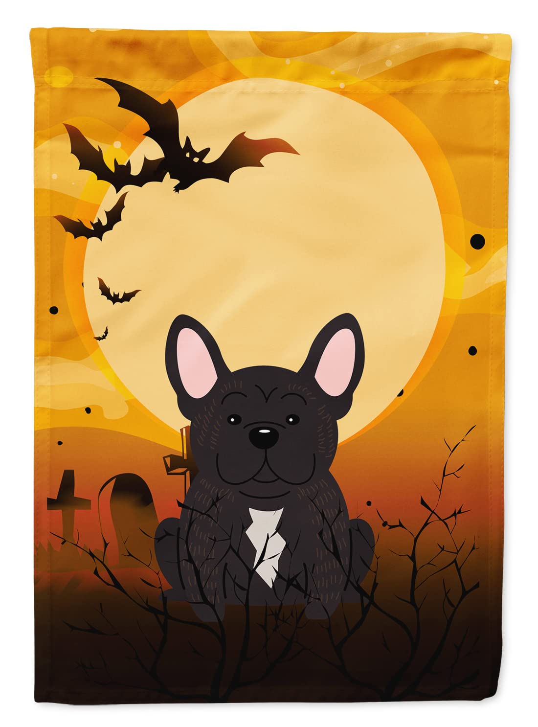 Caroline's Treasures BB4275GF Halloween French Bulldog Brindle Garden Size Flag