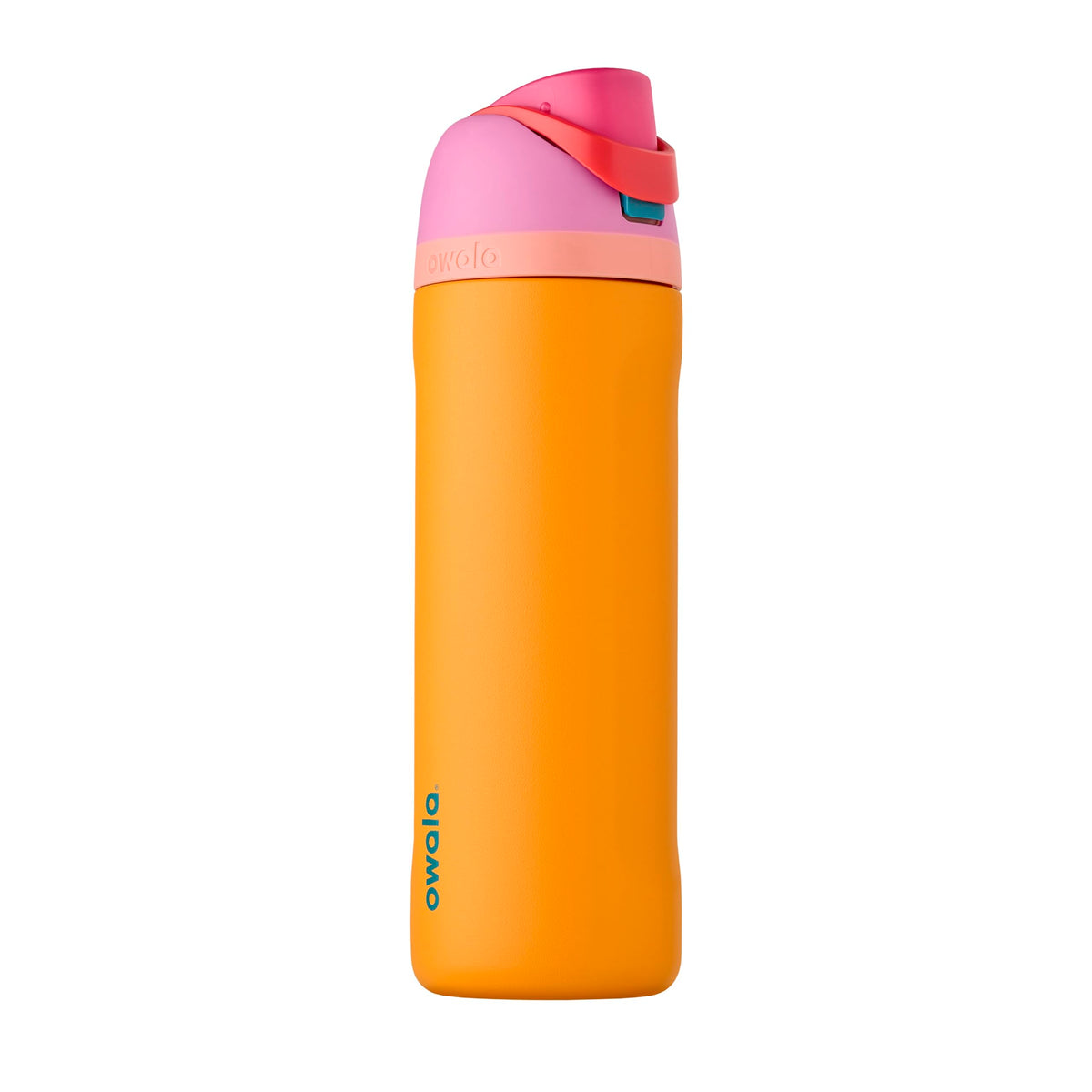 Owala FreeSip Stainless Steel Water Bottle, 24 oz, Orchid/Orange