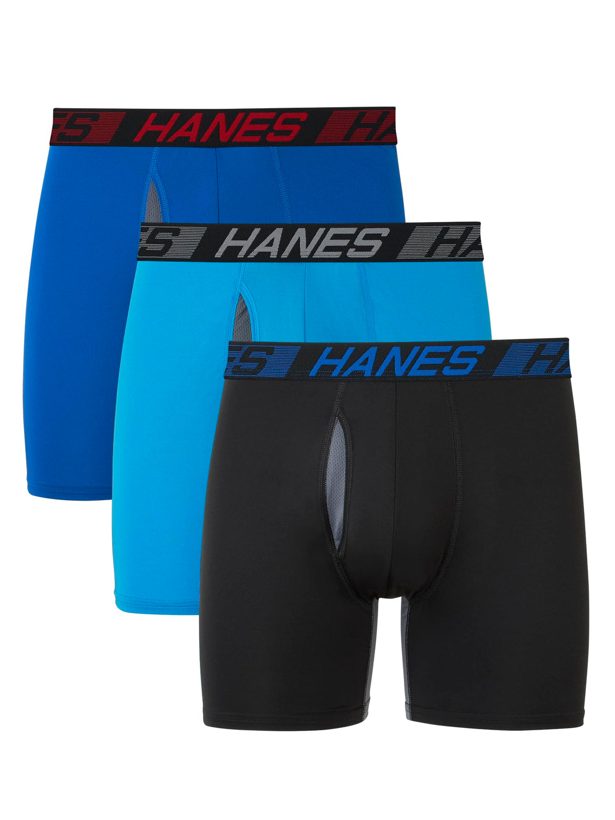Hanes X-Temp Total Support Pouch Boxer Briefs, 3 Pack, Large