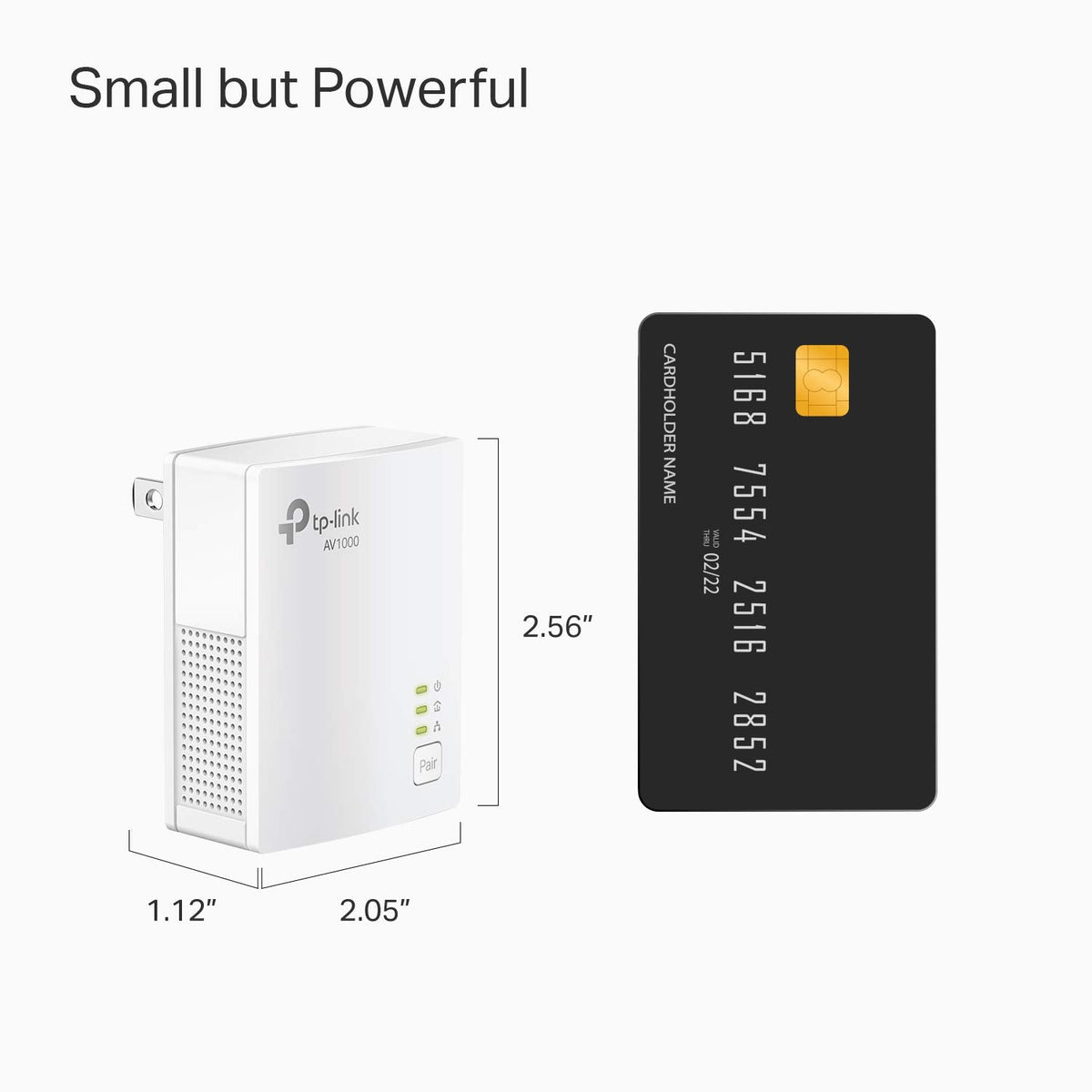 TP-Link Powerline Ethernet Adapter Starter Kit, TL-PA7017 KIT, AV1000