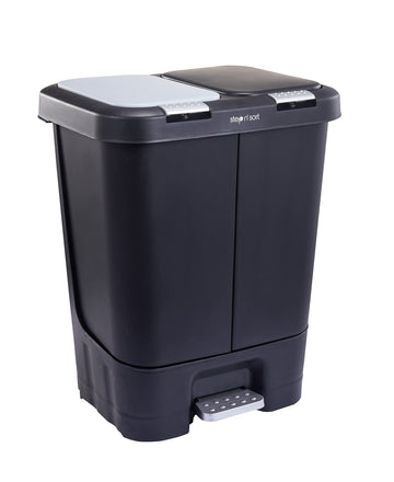 Step N' Sort 40L Dual Compartment Recycling Bin (2 x 20L)