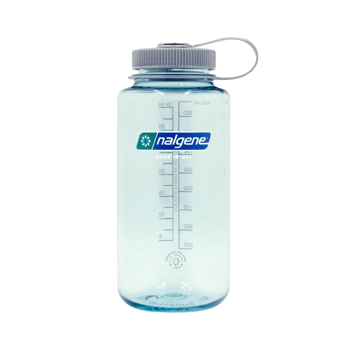 Nalgene Wide Mouth Water Bottle, 32 oz, Seafoam