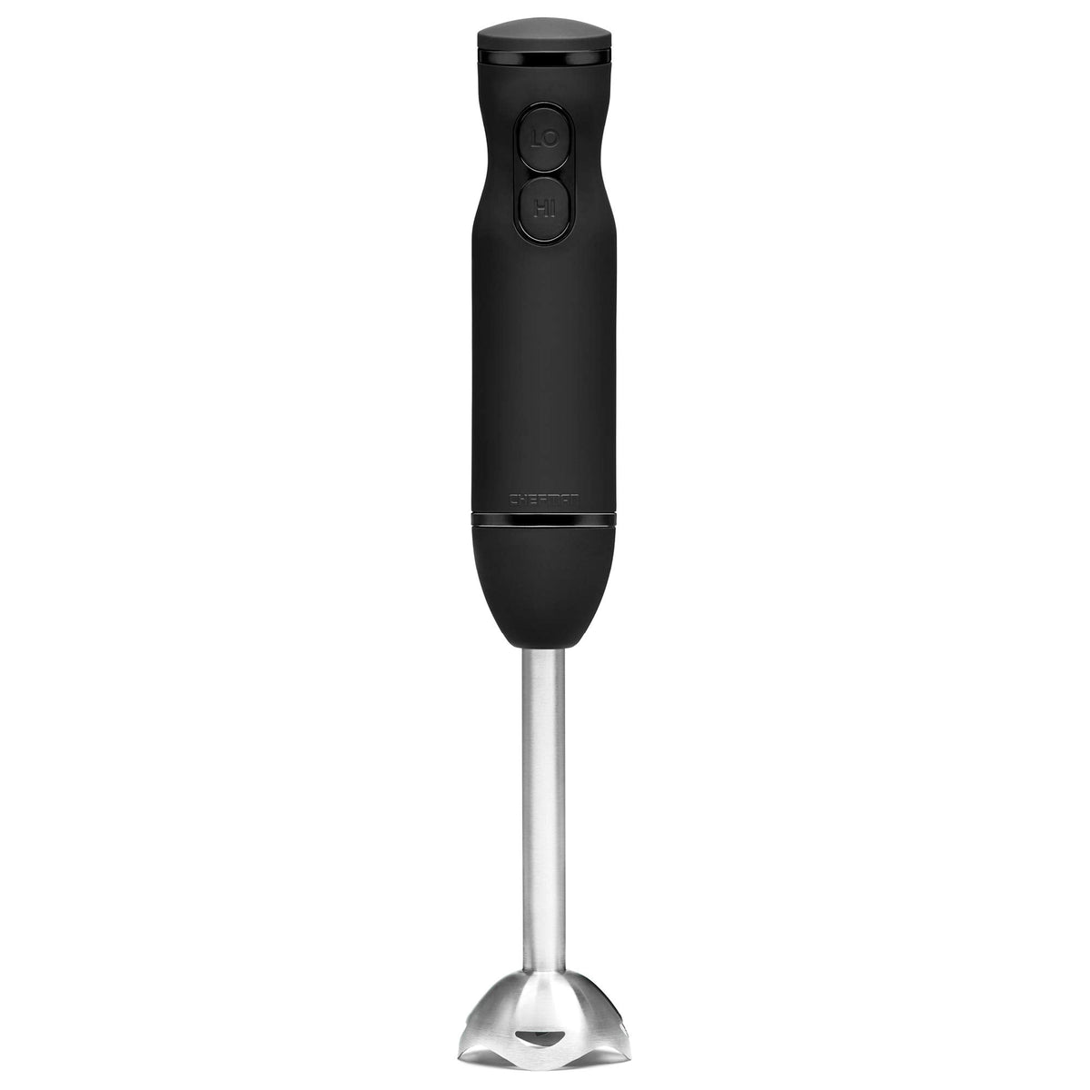 Chefman Immersion Blender, 300W, 2-Speed, Stainless Steel, Black