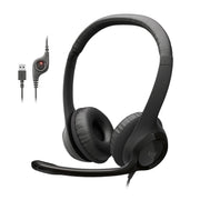 Logitech H390 Wired USB Headset, Black