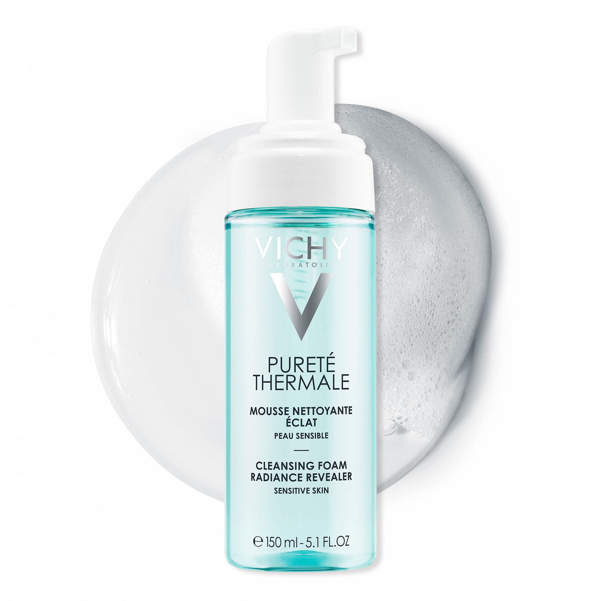 Vichy Pureté Thermale Foaming Facial Cleanser, 150 mL