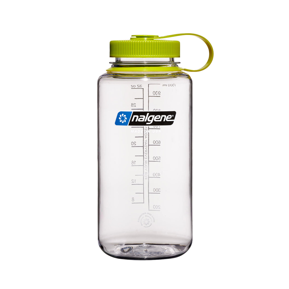 Nalgene Wide Mouth Water Bottle, 32 oz, Clear