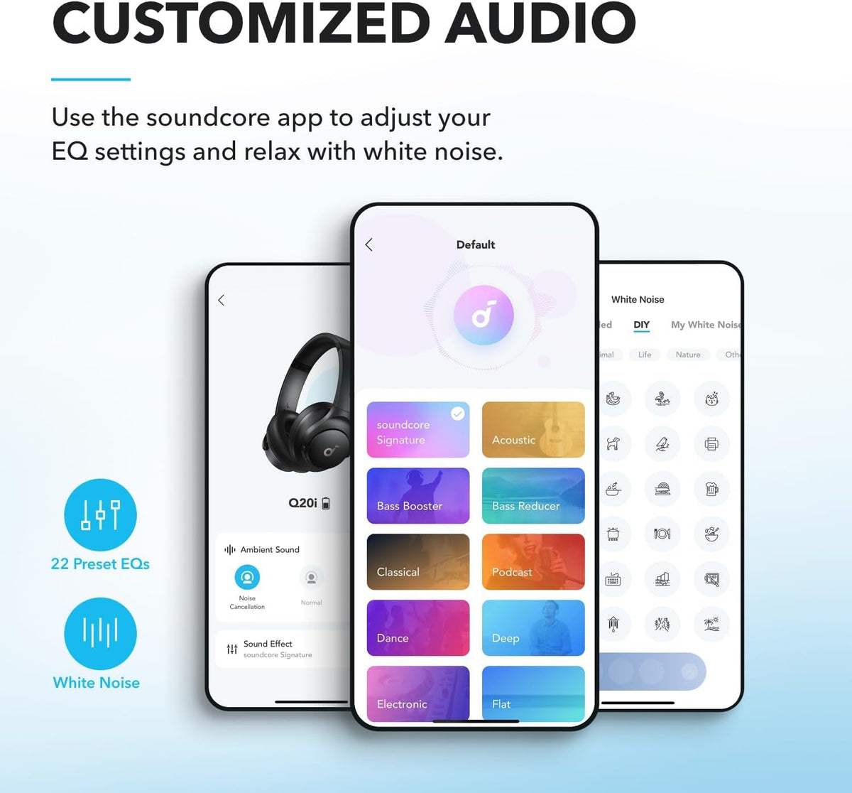 Soundcore by Anker Q20i Hybrid Noise Cancelling Headphones