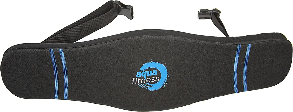 Aqua Leisure Deluxe Water Fitness Flotation Belt, Adult, Black/Blue