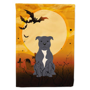 Caroline's Treasures BB4312CHF Staffordshire Bull Terrier Blue Flag