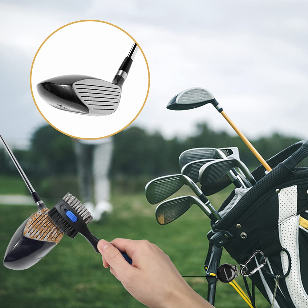 Thiodoon Golf Club Brush and Groove Cleaner, 2 Pack