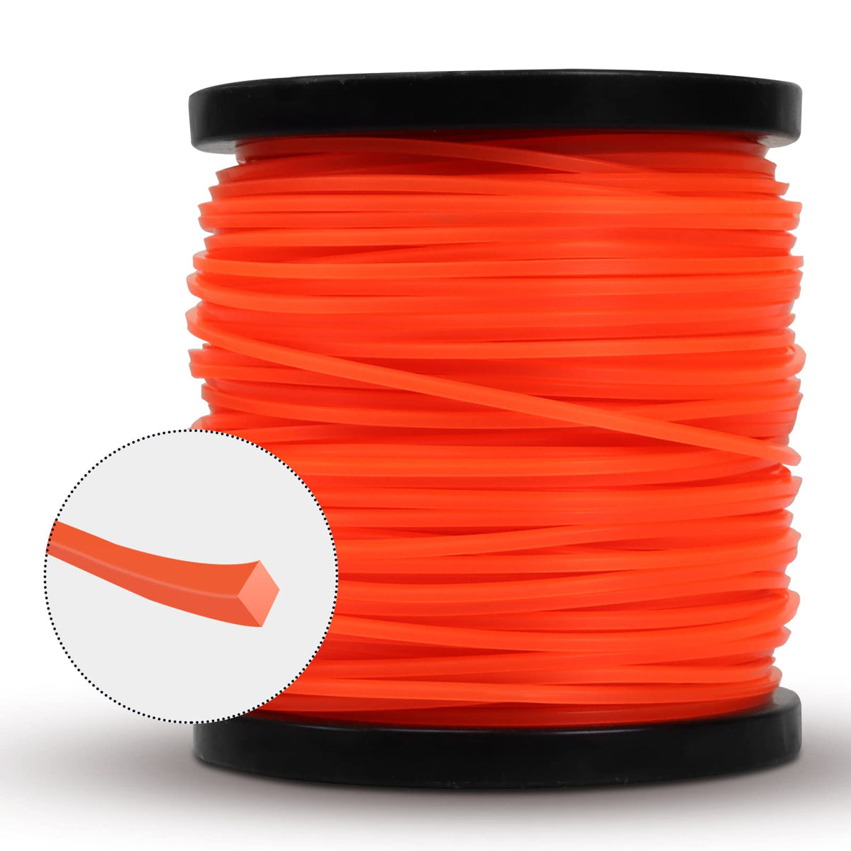 VIABRICO 0.080" Square Nylon Trimmer Line, 425 ft Spool