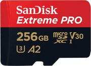 SanDisk 256GB Extreme PRO microSD UHS-I Card, SDSQXCD-256G-GN6MA