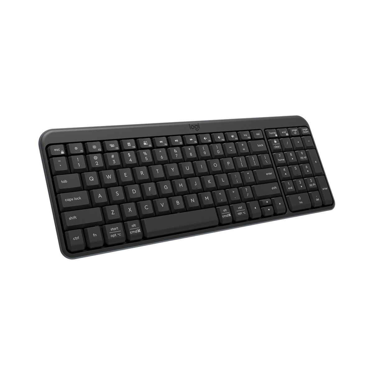 Logitech K250 Bluetooth Keyboard with Numpad, Graphite