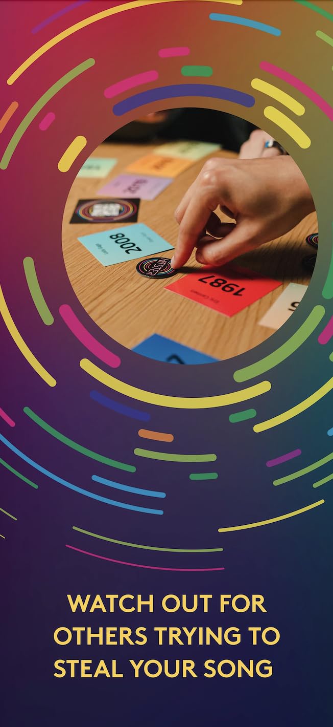 Hitster Music Trivia Party Game, All-Time Playlist, 2-10 Players