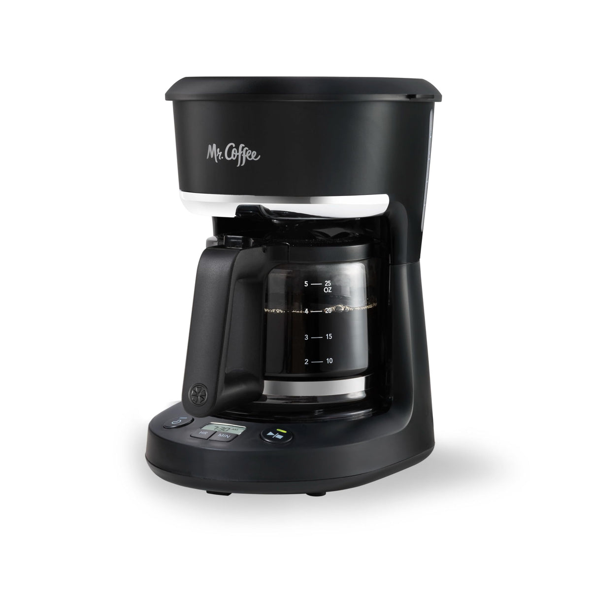Mr. Coffee 5-Cup Programmable Coffee Maker, Black
