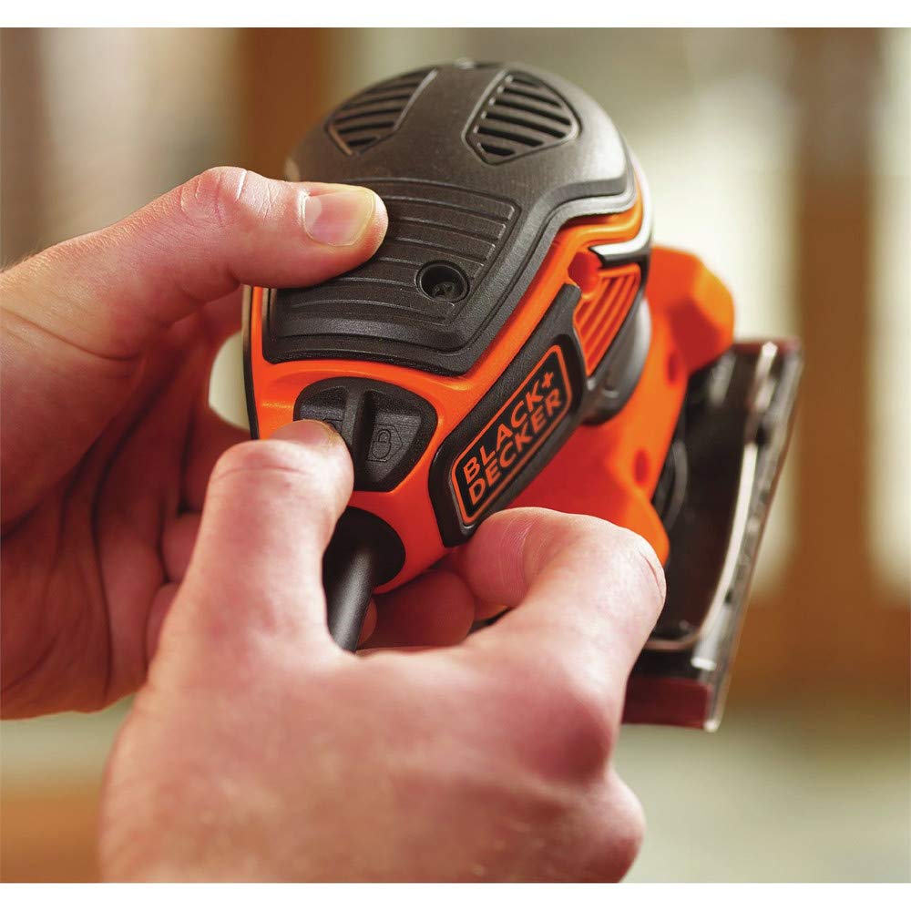 Black+Decker 2.0 Amp 1/4 Sheet Orbital Sander (BDEQS300)