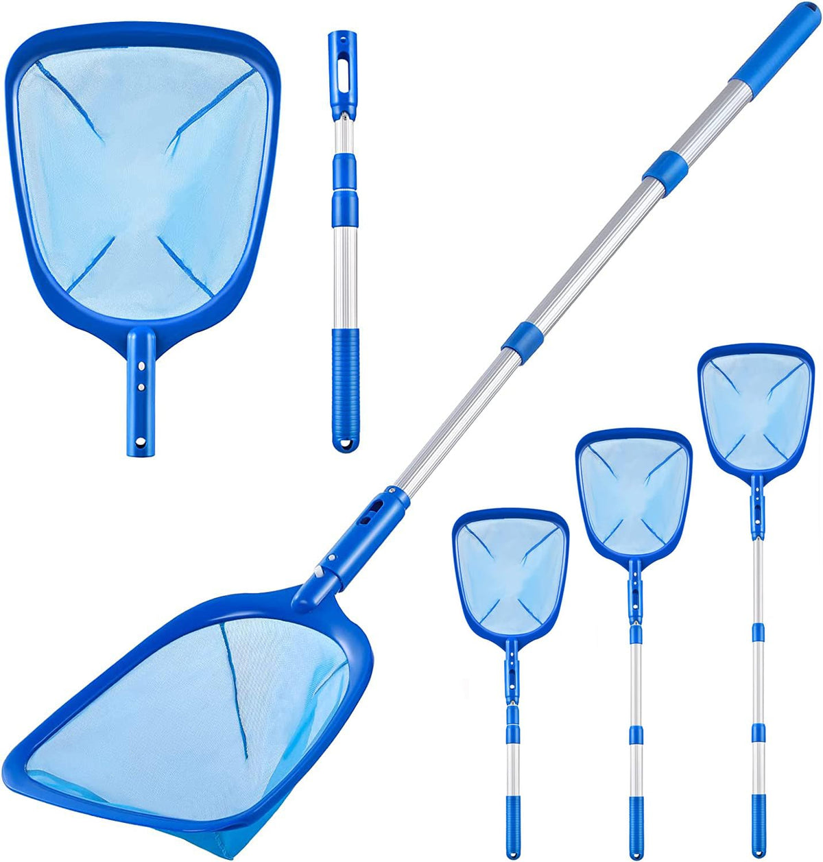 FBSPORT Pool Skimmer Net with 59" Telescopic Pole