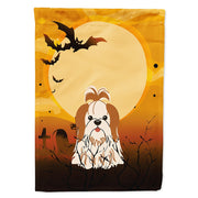 Caroline's Treasures BB4353CHF Shih Tzu Red White Flag, Large