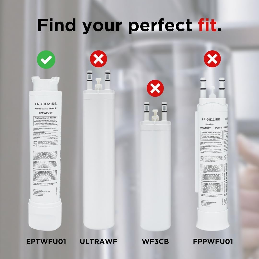 Frigidaire EPTWFU01 Water Filtration Filter, White, 1 Count