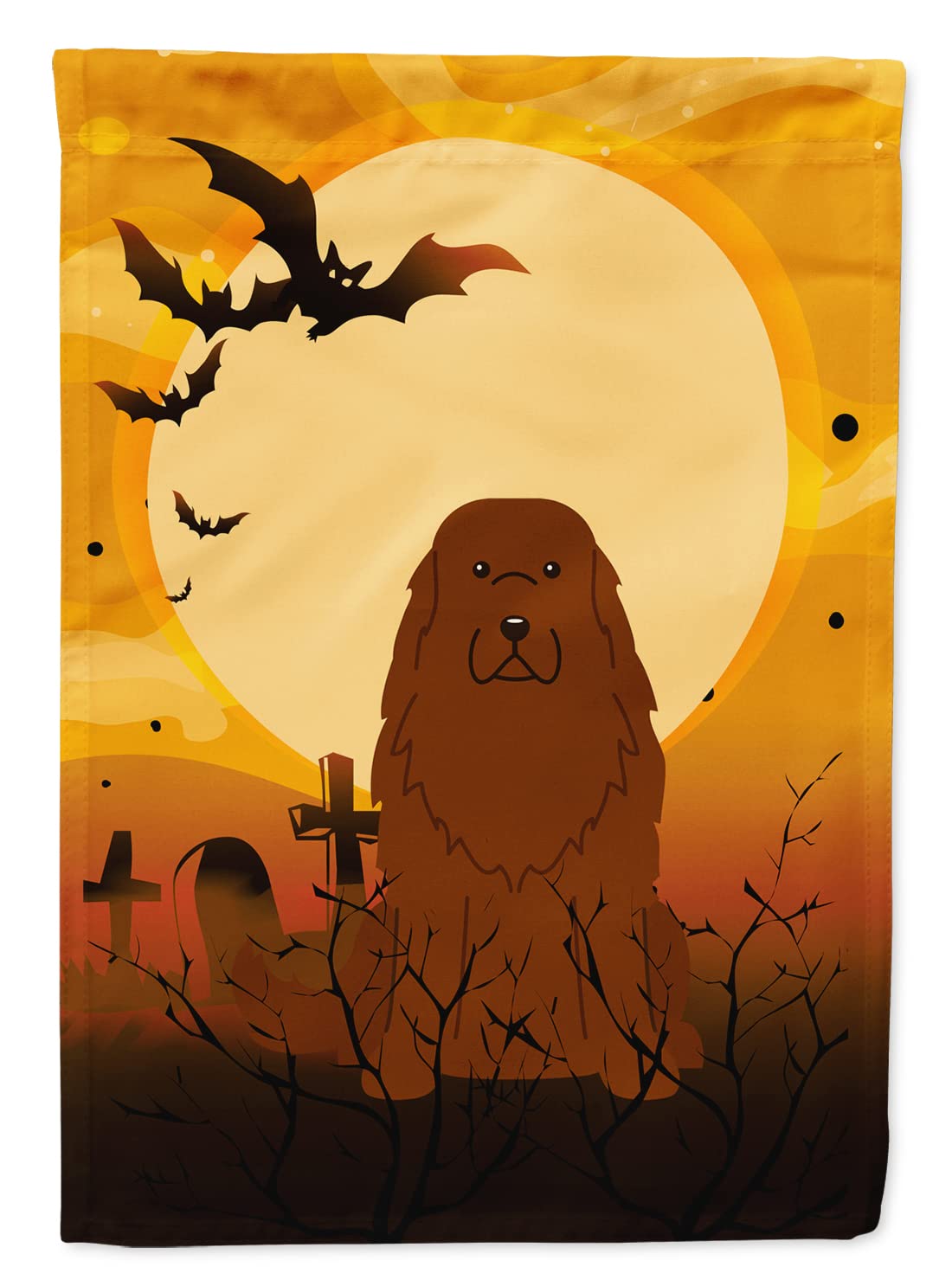 Caroline's Treasures BB4316GF Halloween Caucasian Shepherd Dog Flag Garden Size