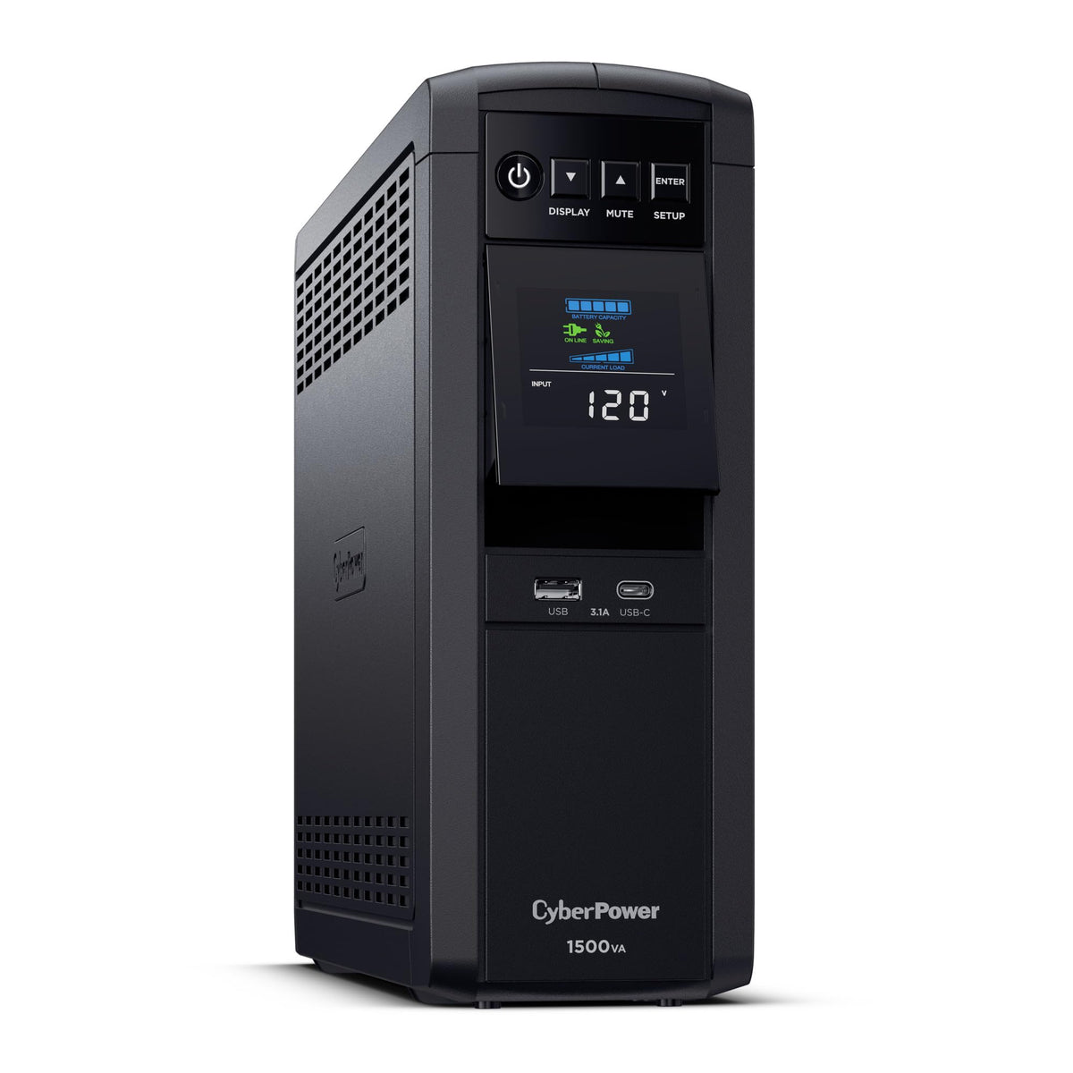 CyberPower CP1500PFCLCD UPS System, 1500VA/1000W