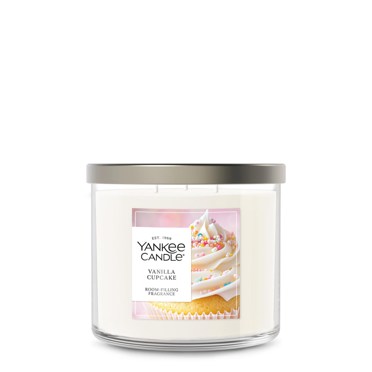 Yankee Candle 3 Wick Candle Jar, Vanilla Cupcake