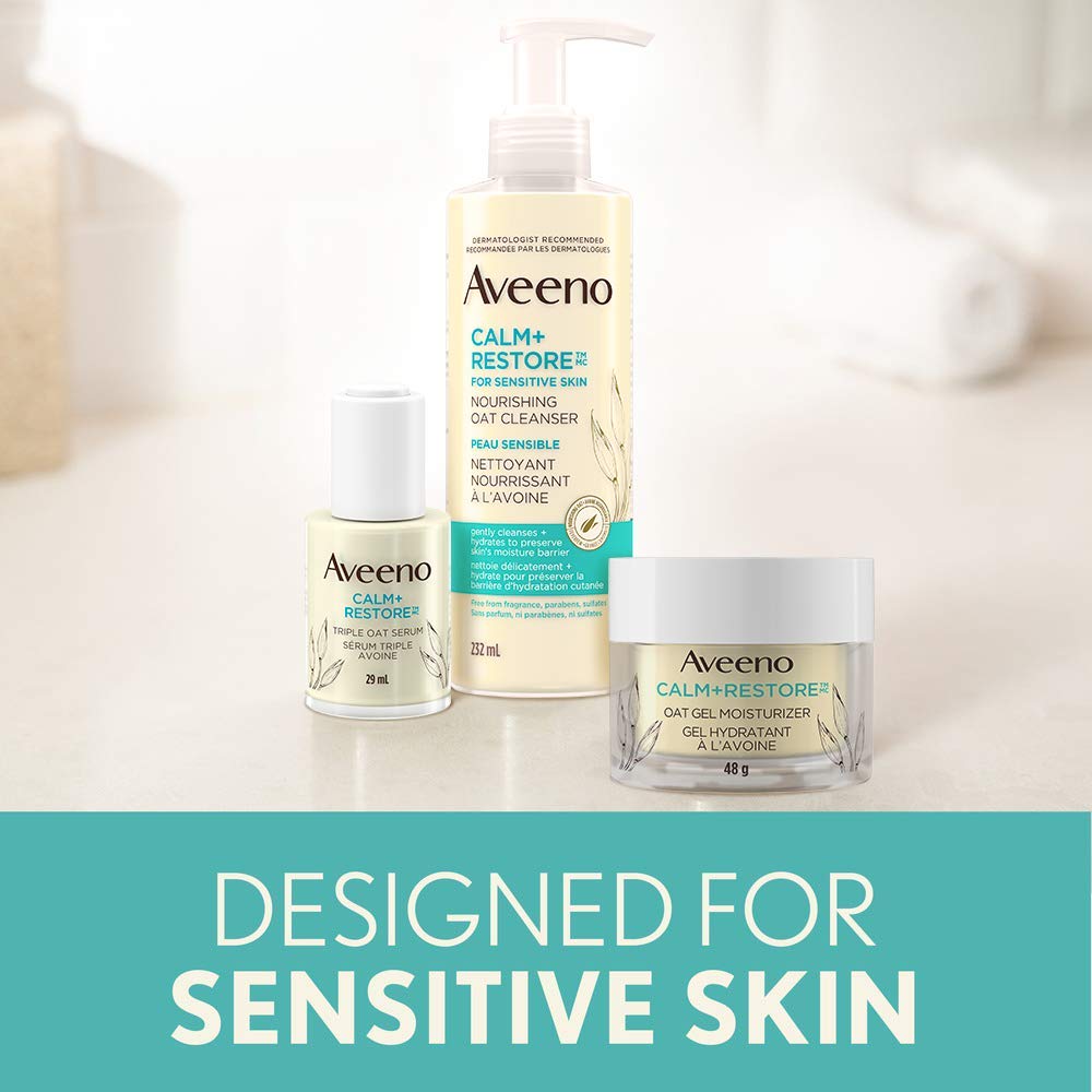 Aveeno Calm + Restore Triple Oat Serum, Fragrance Free, 29mL