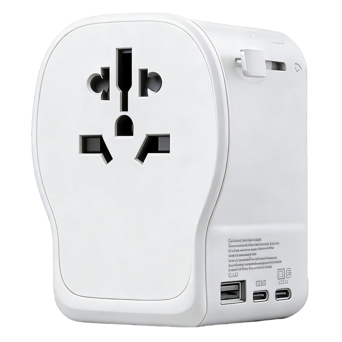 QENEQ International Travel Adapter 220V-110V with USB A and USB C